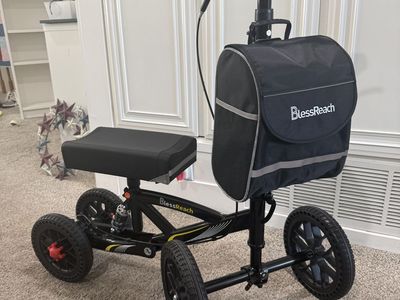 BlessReach Steerable All-Terrain Knee Scooter / Walker