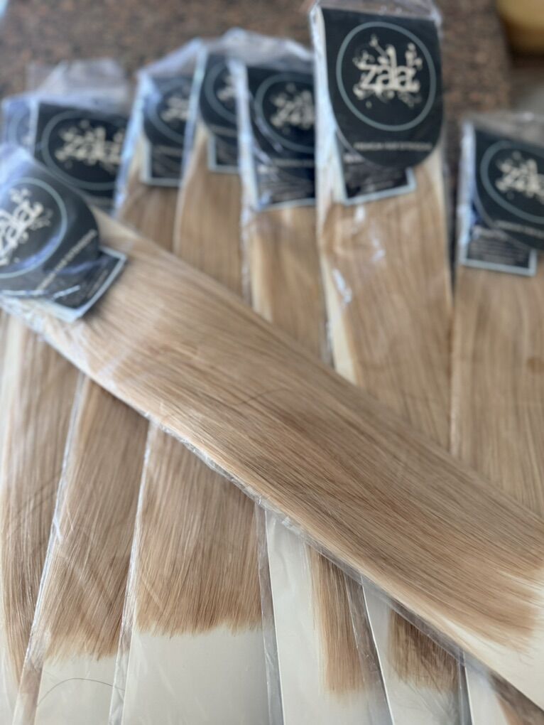 New Zala 12 Real Human Tape In Champagne 20piece