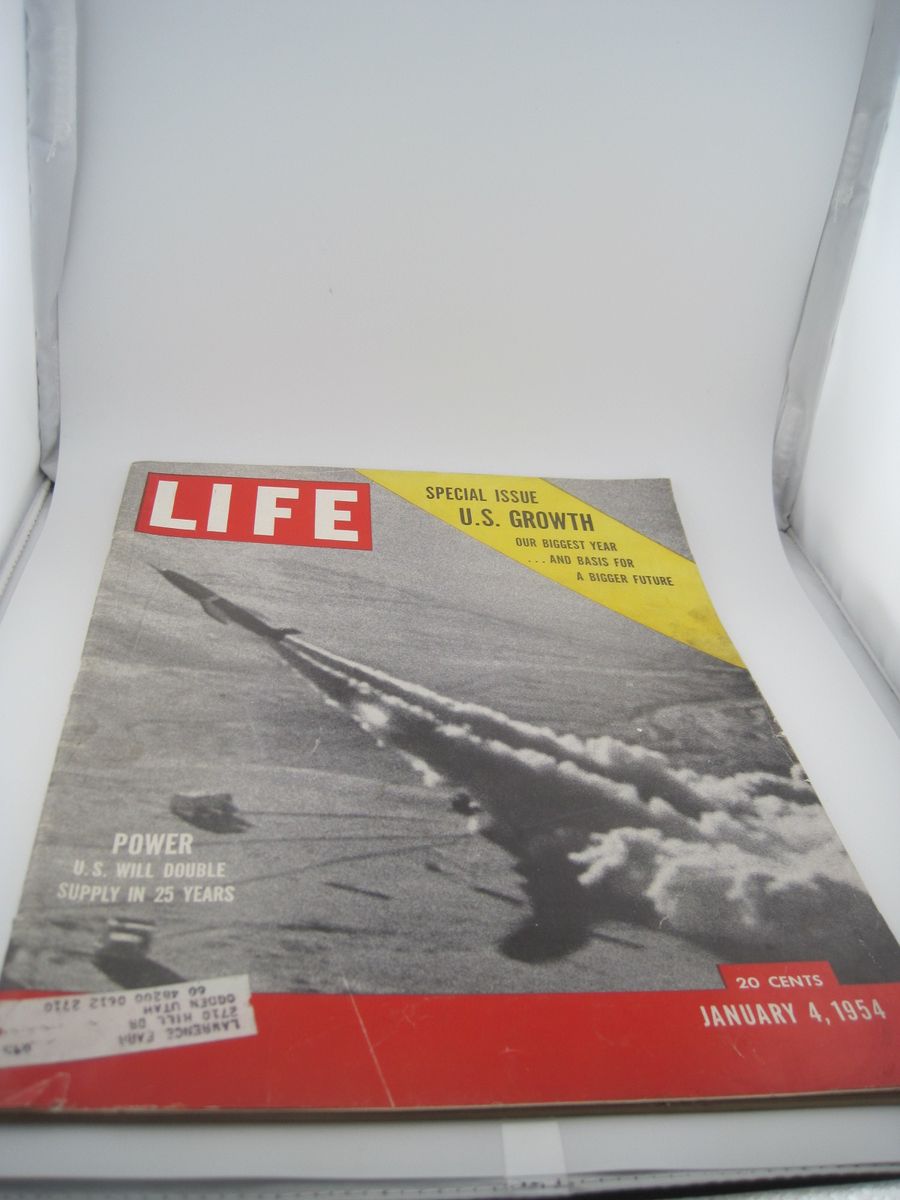 Life Magazine January 4, 1954 Vintage Special Issue U.S. Growth Our Biggest Year