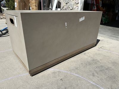 54 Rectangular Gas Fire Pit