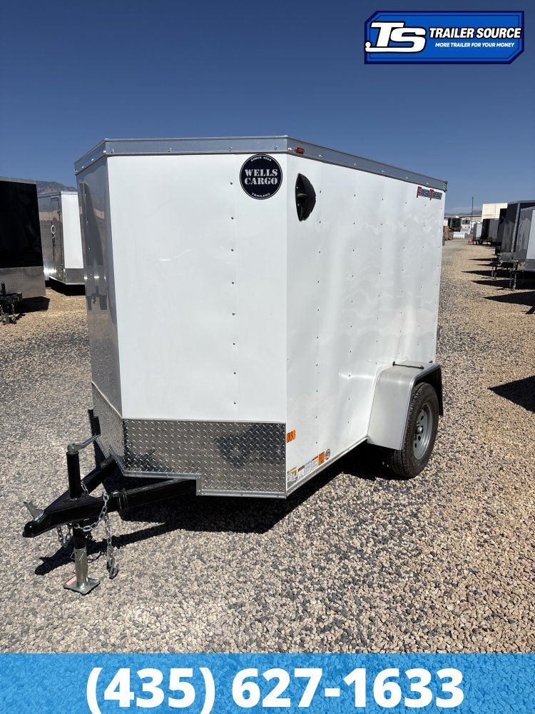 5x8 Wells Cargo FastTrac Enclosed Cargo Trailer - 5'6" Interior - 3.5K GVWR -