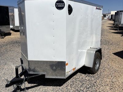 5x8 Wells Cargo FastTrac Enclosed Cargo Trailer - 5'6" Interior - 3.5K GVWR -
