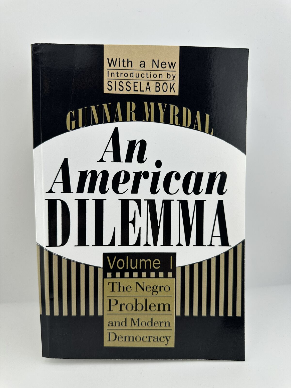 An American Dilemma Vol 1 Gunnar Myrdal 2017 PB Routledge