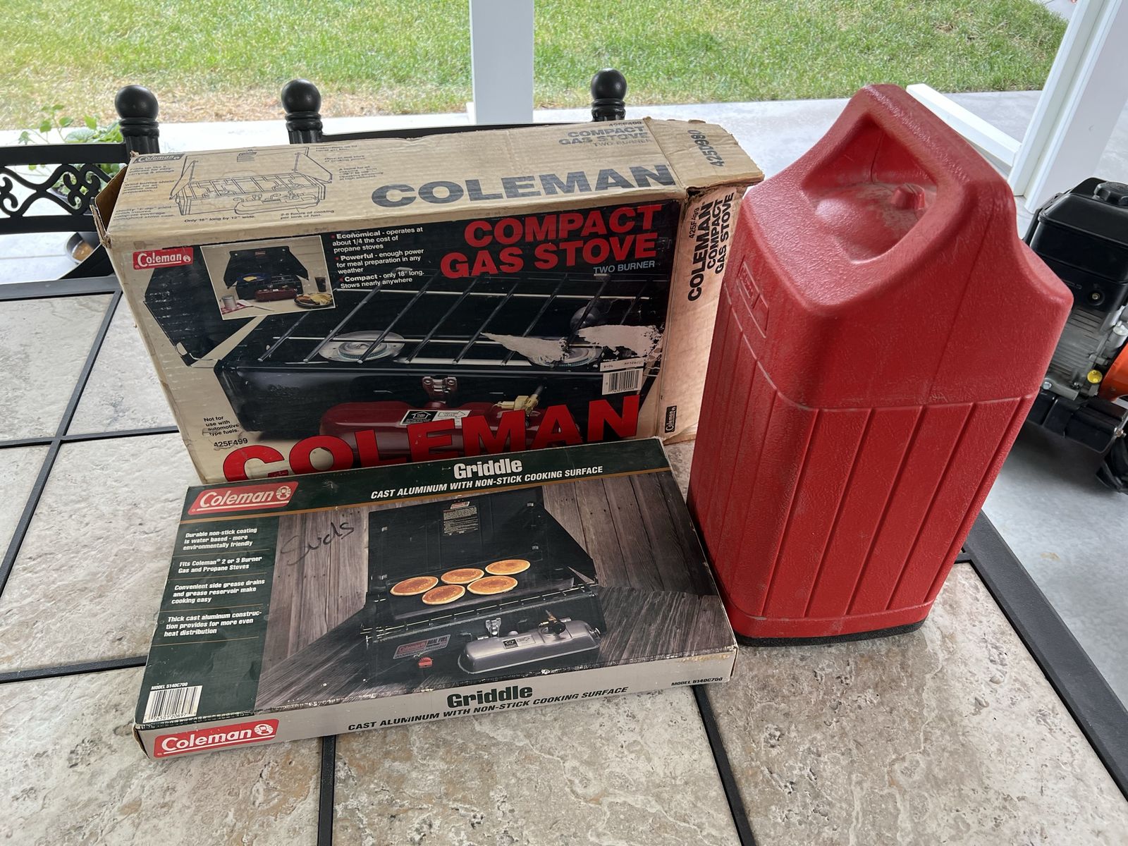 Coleman Fuel Stove Lantern and Griddle
