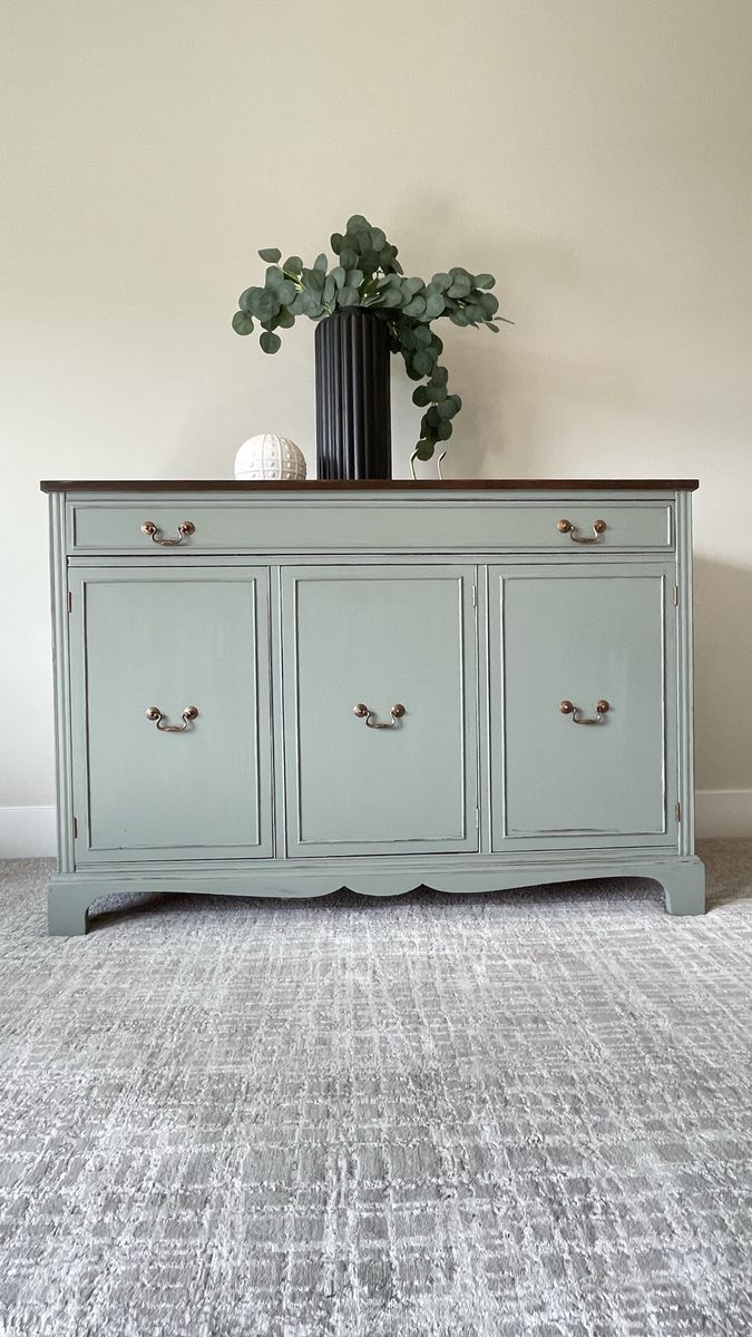 Modern vintage buffet console
