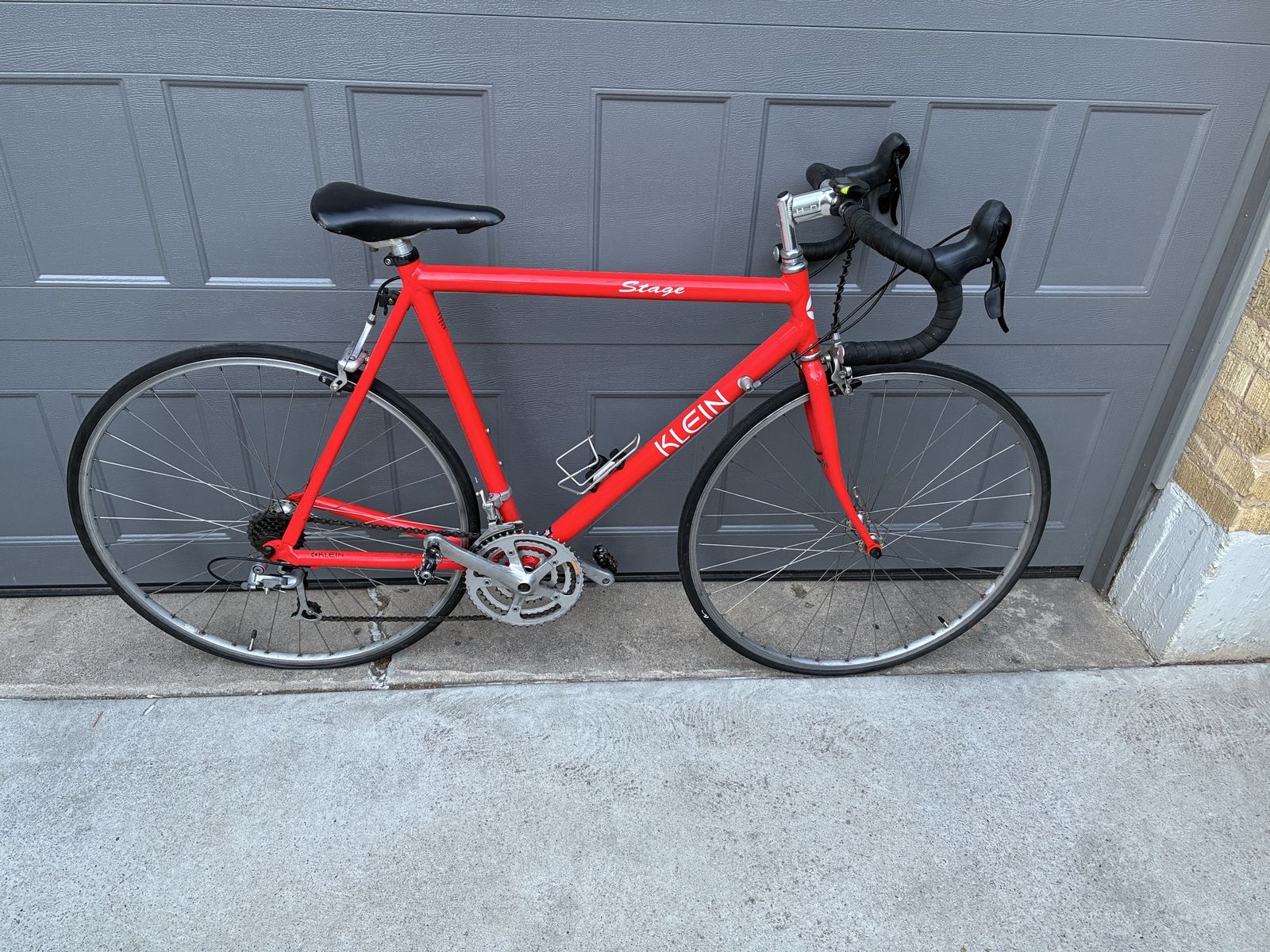 Klein Stage Vintage Red Road Bike with New Shifters