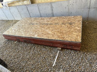 Leftover 7/16 OSB plywood from a project