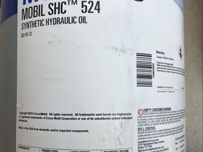 Mobil SHC 524 Synthetic Hydraulic Oil - 5 Gallon Pail