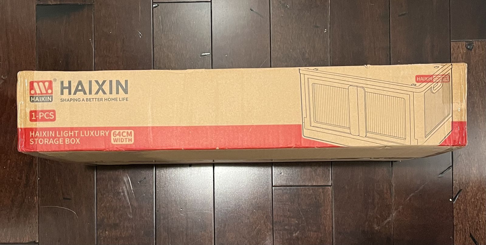 New Collapsible Storage Bin with Front Doors