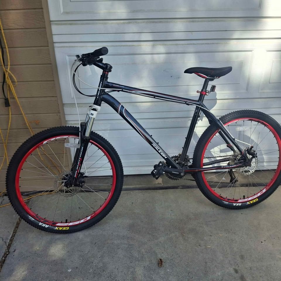 Raleigh mountain bike new 21 speed 20inch