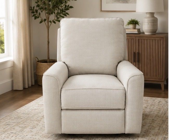 Paxley Fabric Swivel Glider Recliner 