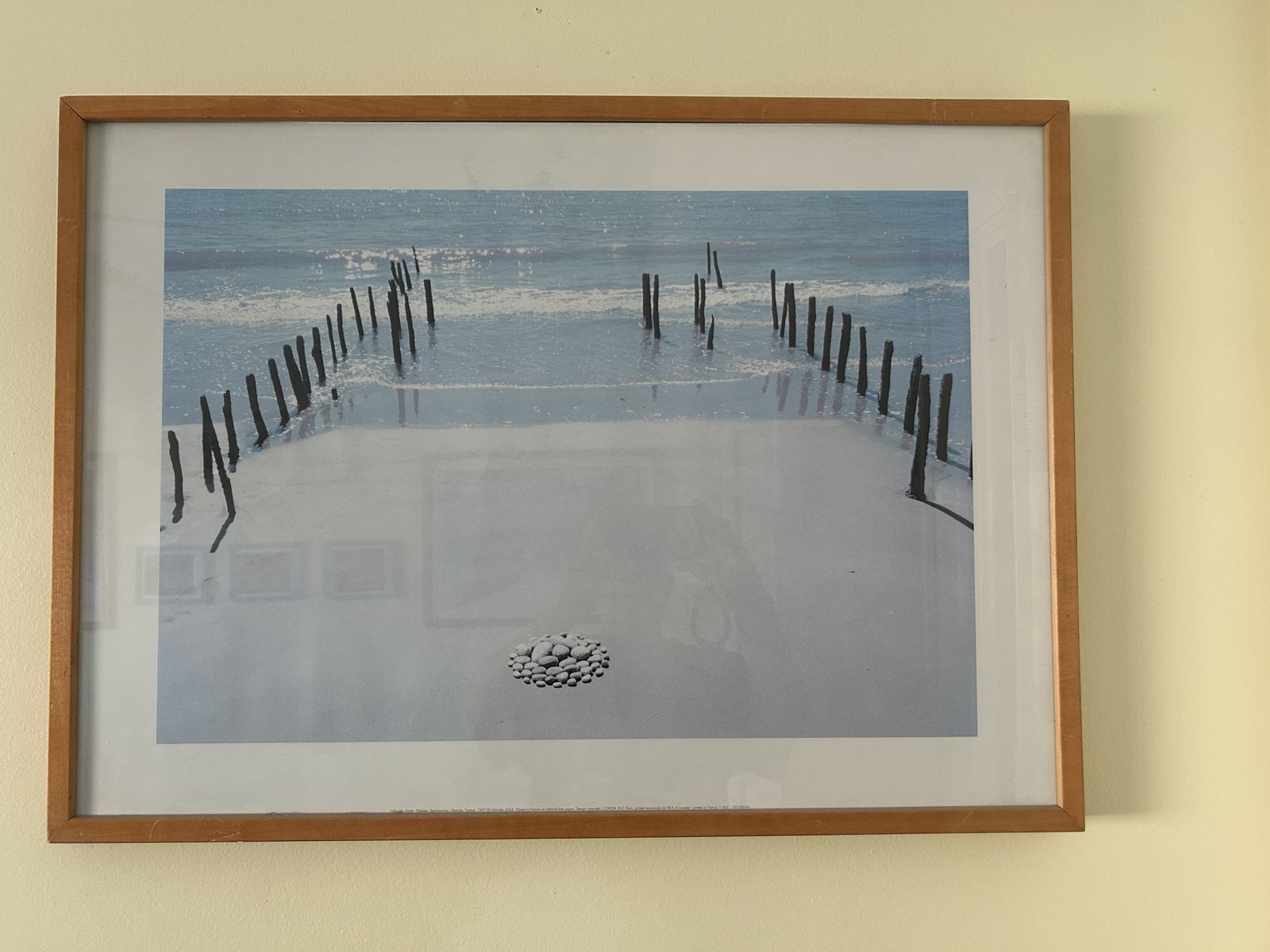 Serene beach print
