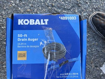 50 Ft drain Auger