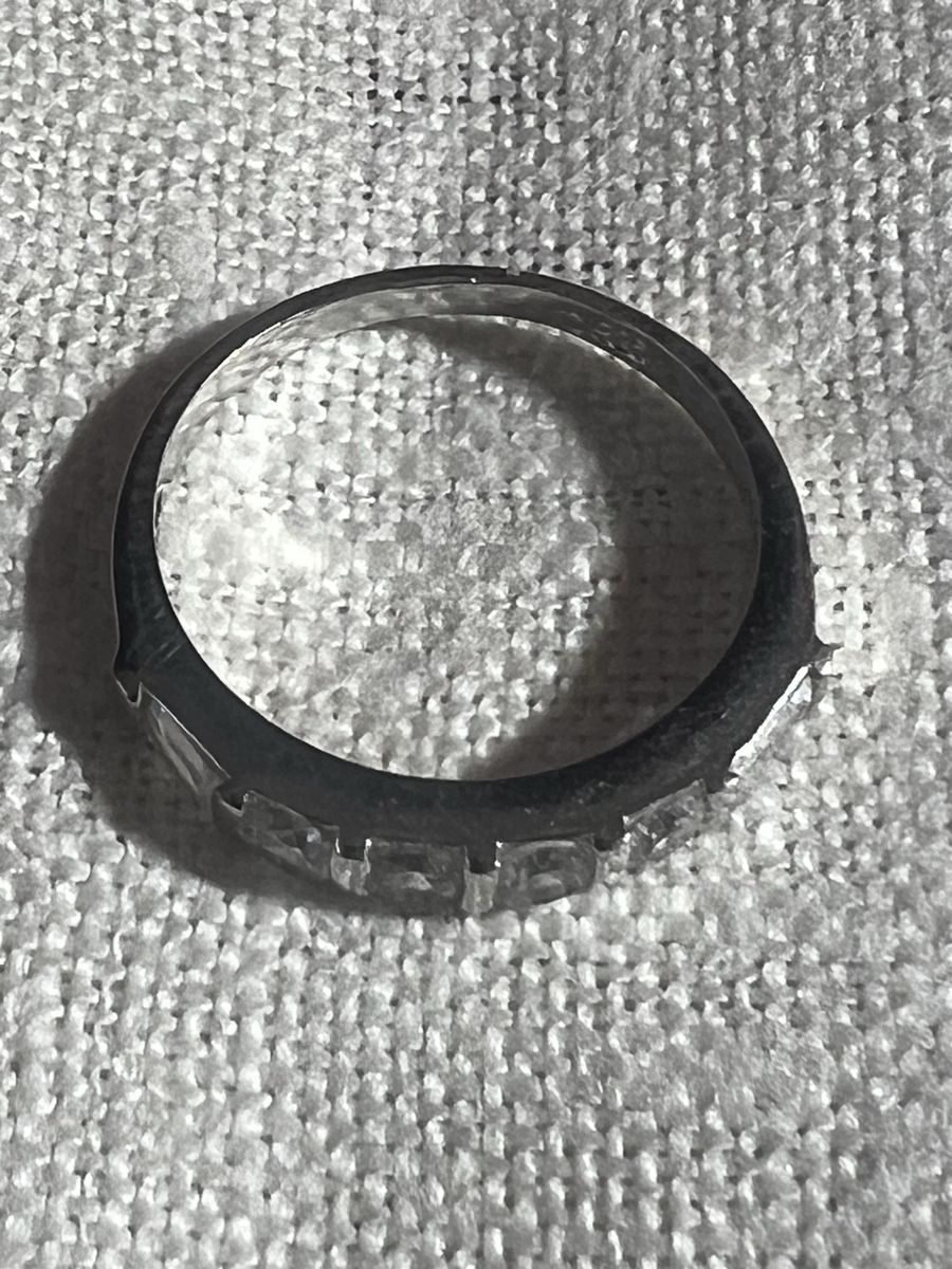 Sterling Silver Clear Stone Eternity Band Ring