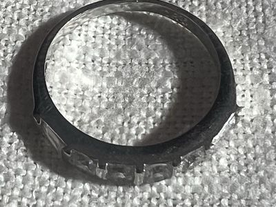 Sterling Silver Clear Stone Eternity Band Ring