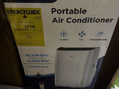 DuraComfort DP14CM Portable Air Conditioners Unit 14000 BTU(ASHRAE) White