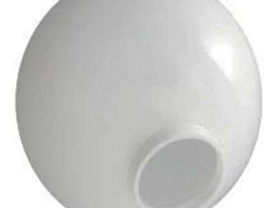 4" fitter x 12" diameter poly/light shade