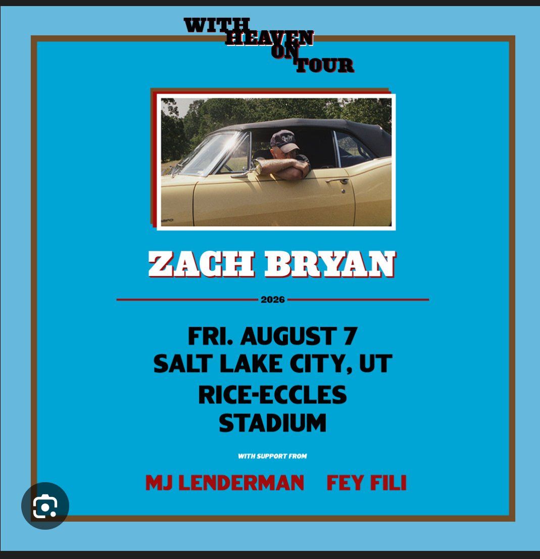 4 Tickets Floor Zach Bryan