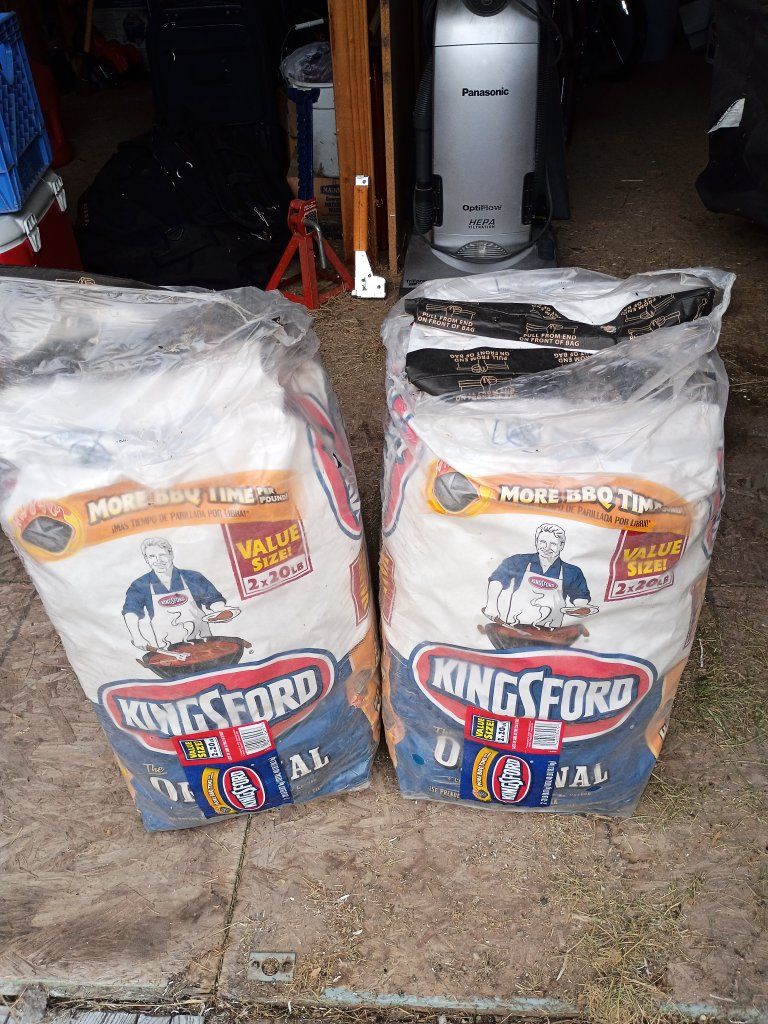 Kingsford Original Charcoal Briquettes - Value Size 2x20lb Bags for BBQ Grilling