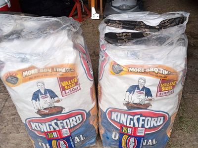 Kingsford Original Charcoal Briquettes - Value Size 2x20lb Bags for BBQ Grilling