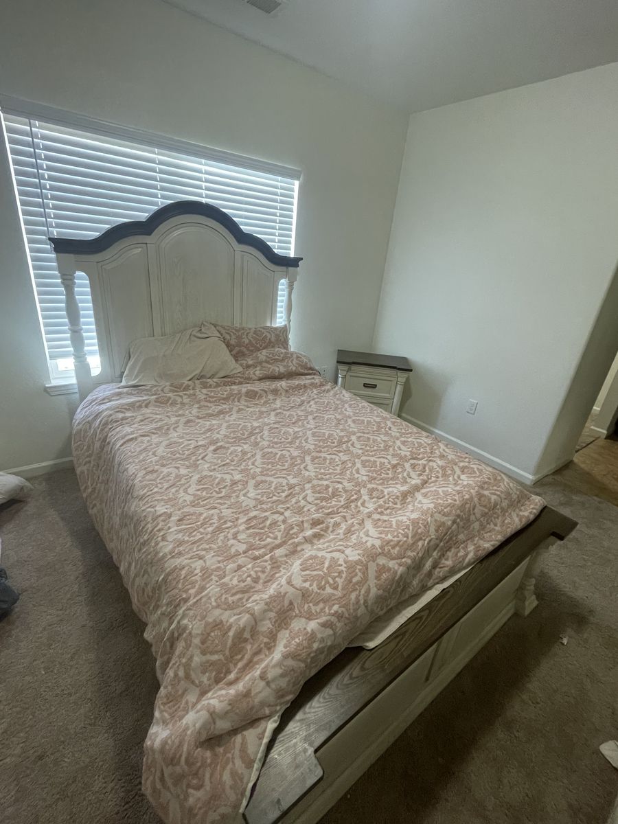 Queen Size Bedroom Set With 55 Inch TV included