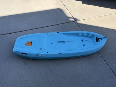 Lifetime Youth 5'6" Cadet Sit-On-Top Kayak with Paddle, Blue, 100lb Capacity