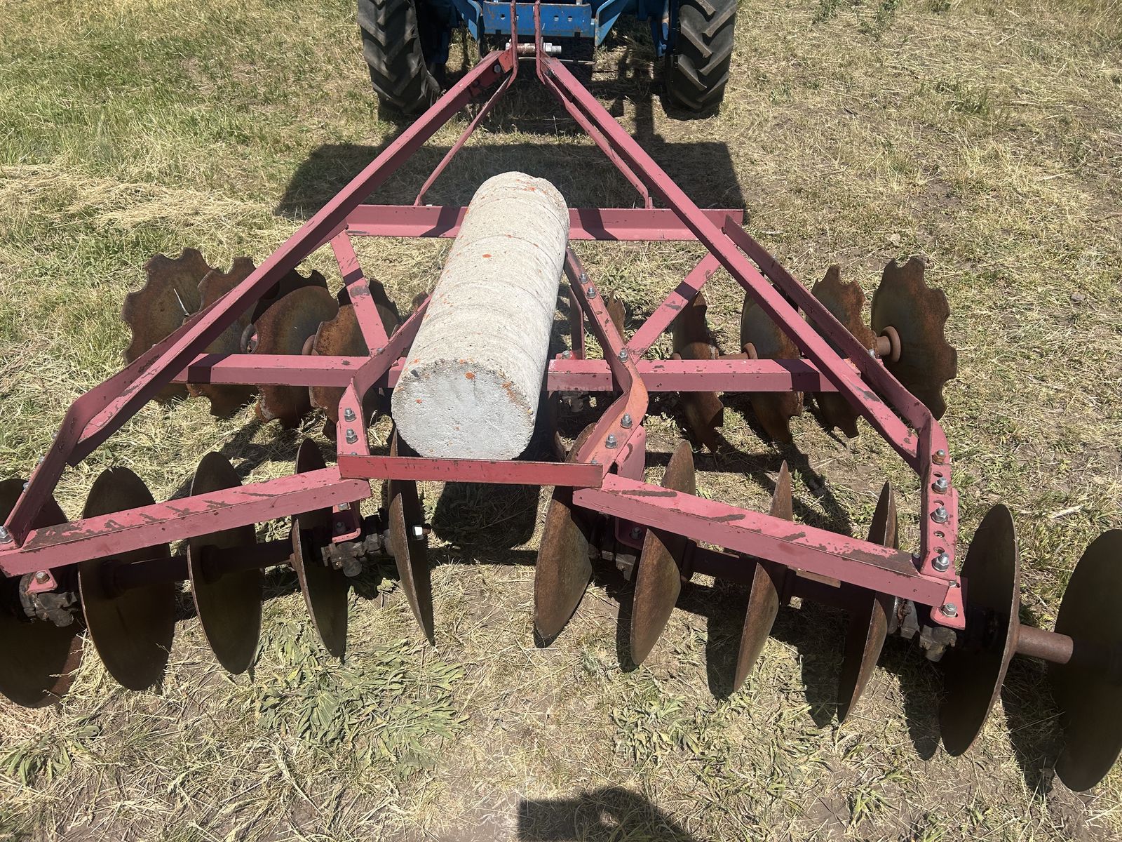 Farm field disc and drag.