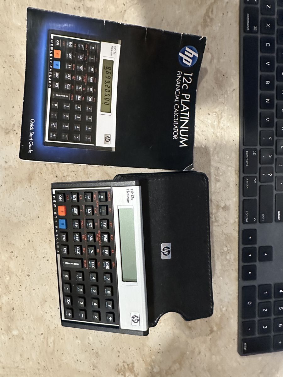 HP 12c Platinum Financial Calculator