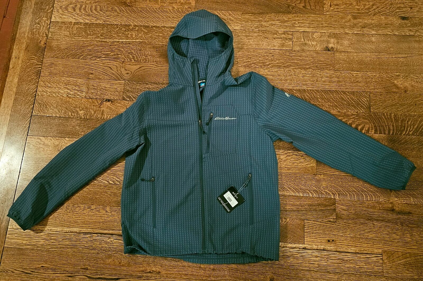 Eddie Bauer Sandstone Backbone Softshell Jacket Men Lg.