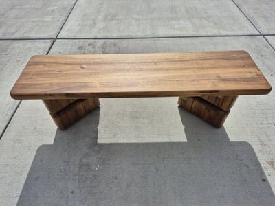 Nia Acacia Wood Dining Bench