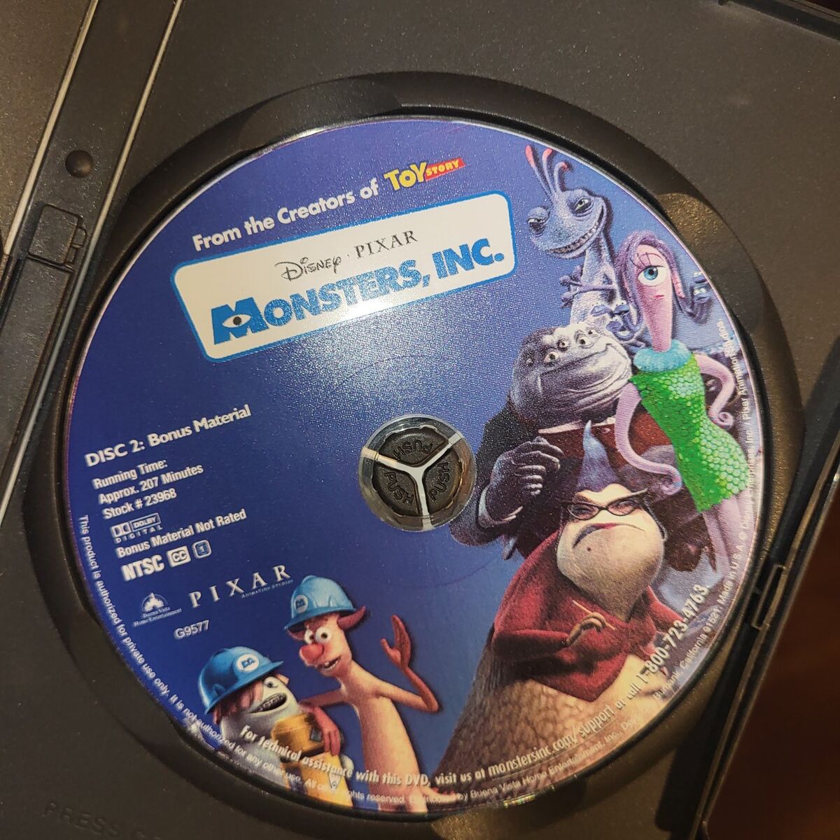 Disneys Monsters Inc. Second Disc