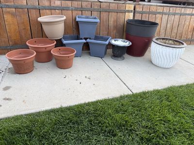 Garden Pots And Planters $5-$25 Each Price Below