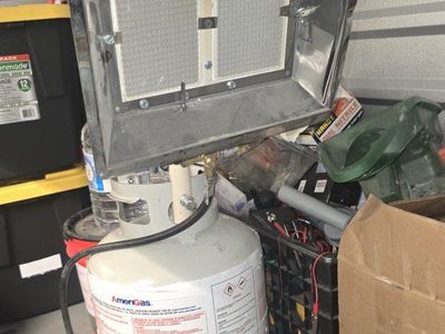 AmeriGas Propane Tank with Industrial Heater Head - Slightly Used, Includes Tank and propane. (asking price o.b.o.)