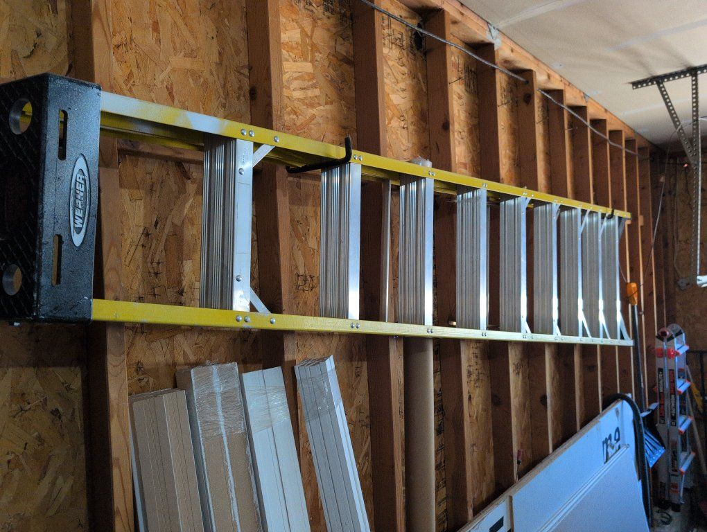 Werner D6216-2 Fiberglass  fold  Ladder - 10  ft Type IA (300 lbs) been used a few times 250 obo