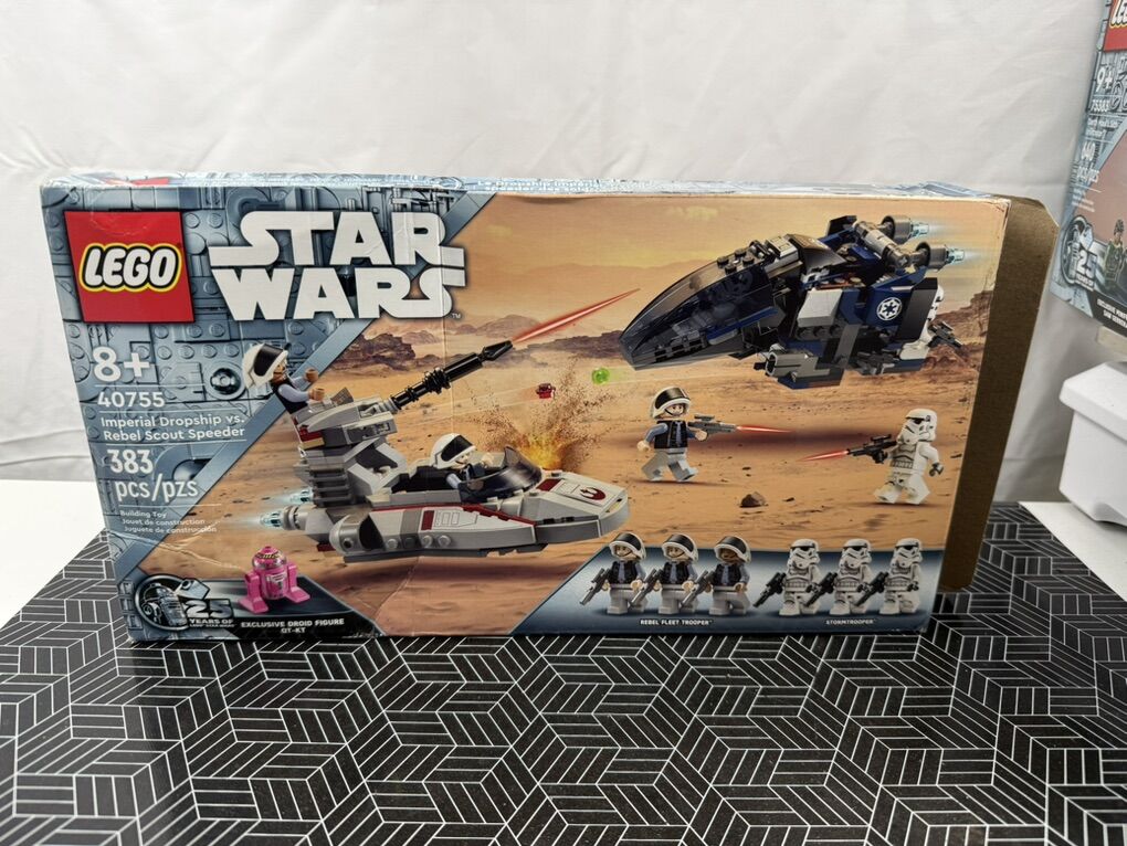 LEGO Imperial Dropship Vs Rebel Scout Speeder