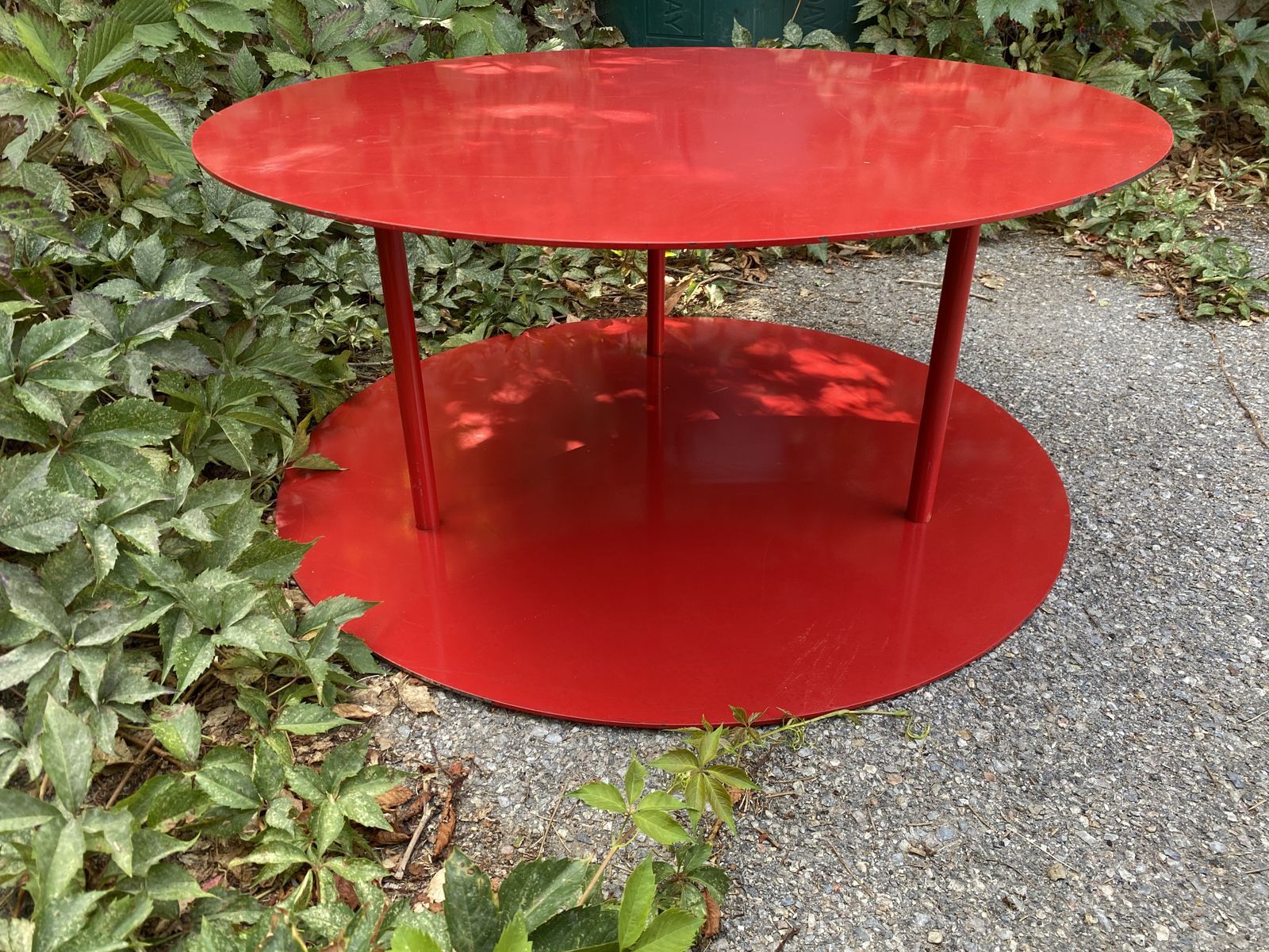 Red Solid Steel Coffee Tables