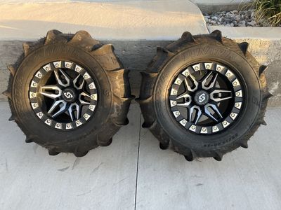 Sand paddle rear tires