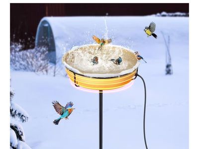 Large Heated Bird Bath