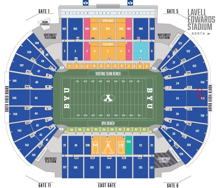 2 Tickets BYU Football v. Arizona September 12 1:30 pm