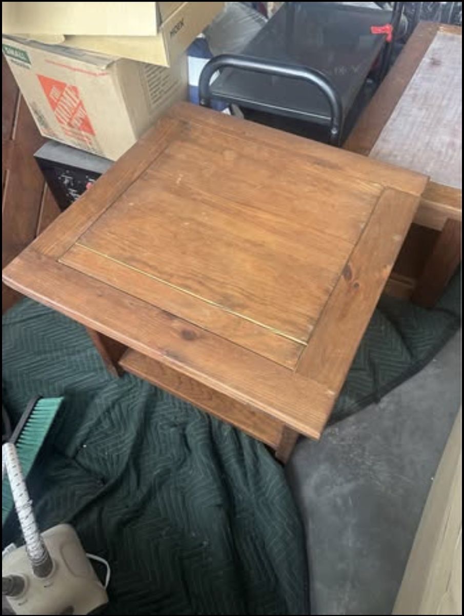 Wood Side Table
