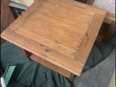 Wood Side Table