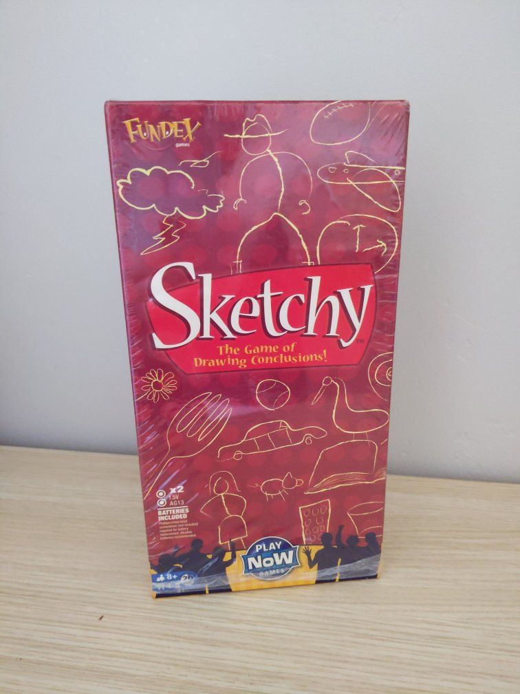 Unopened Sketchy: The Game of Drawing Conclusions Board Game by Fundex Games