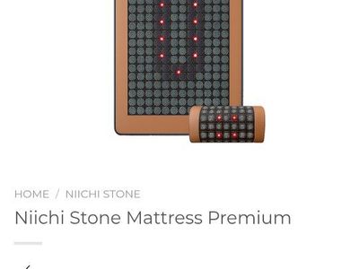 niichi stone mattress - gemstone PEMF mat - red-li
