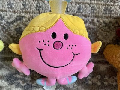 Mr Men Little Miss Memes Princess 7" Plush Stuffed Animal Toy Doll Sanrio 2023
