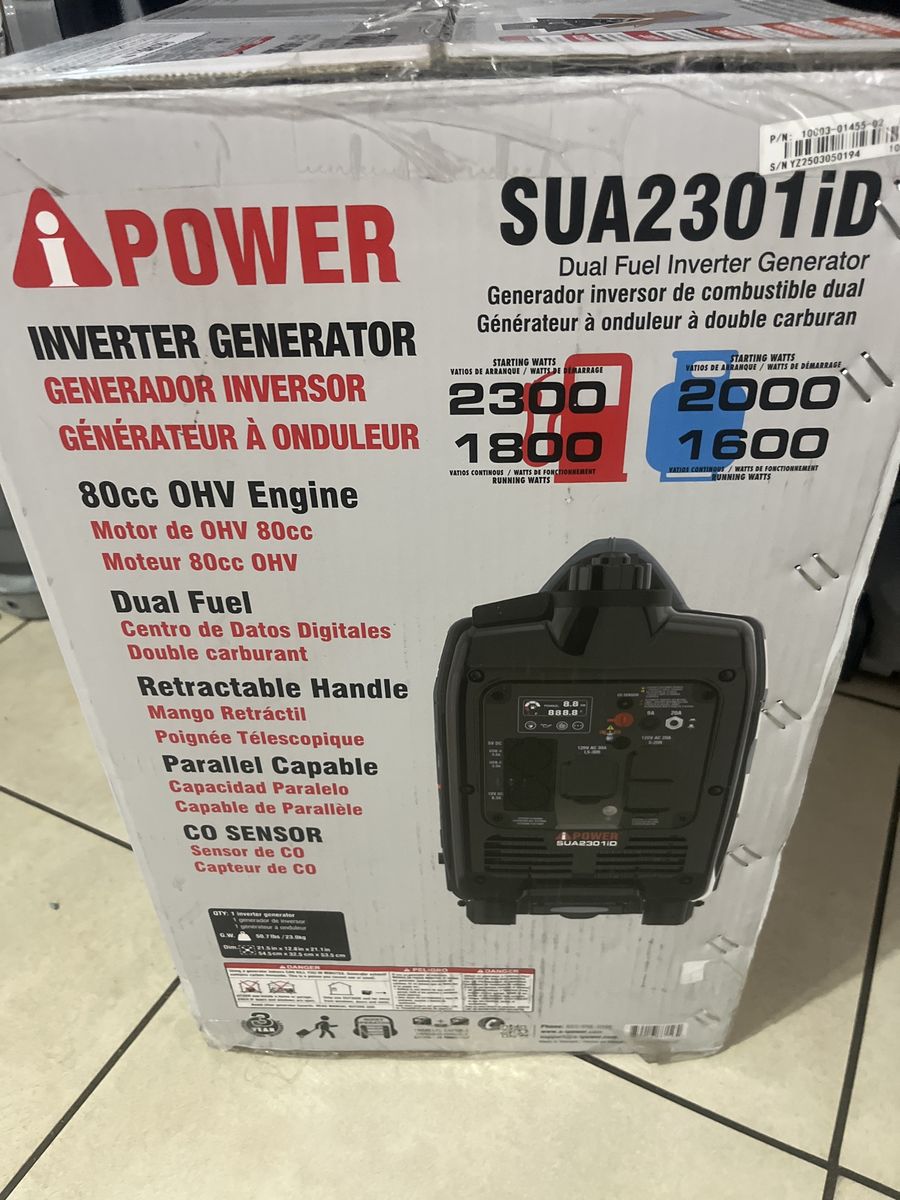 I-power dual fuel generator inverter 