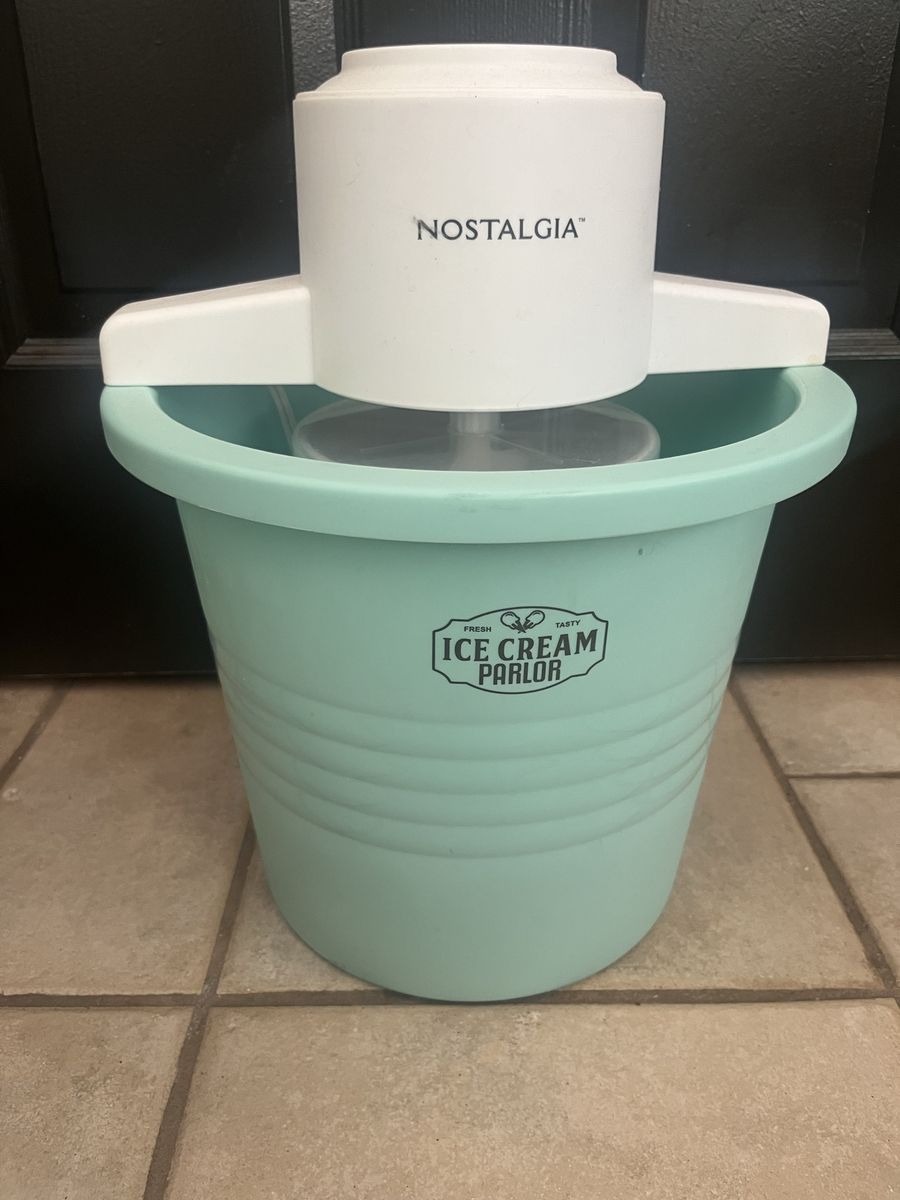 Nostalgia Ice Cream Parlor Ice Cream Maker - Light Blue