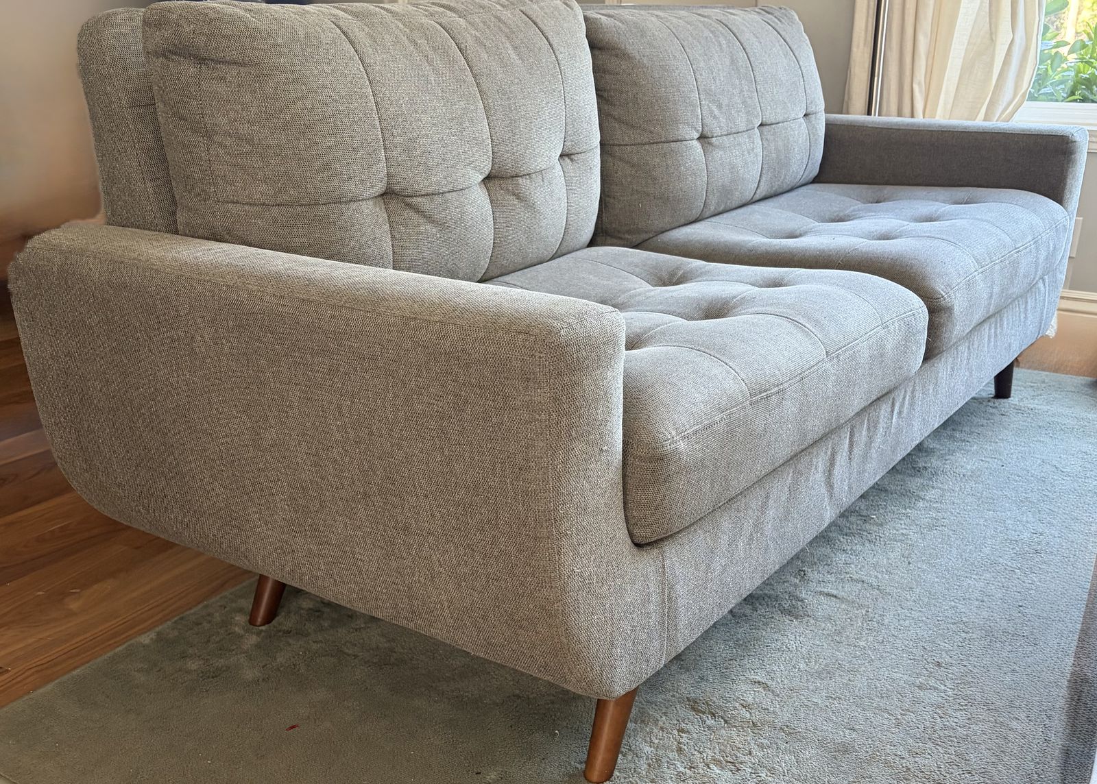 Abbyson Living Paige Stain-Resistant Fabric Sofa
