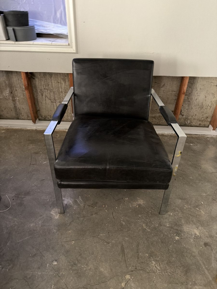 Office chair modern faux leather