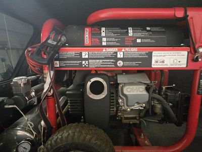 Subaru OHC Engine Portable Gas Generator with Wheeled Frame