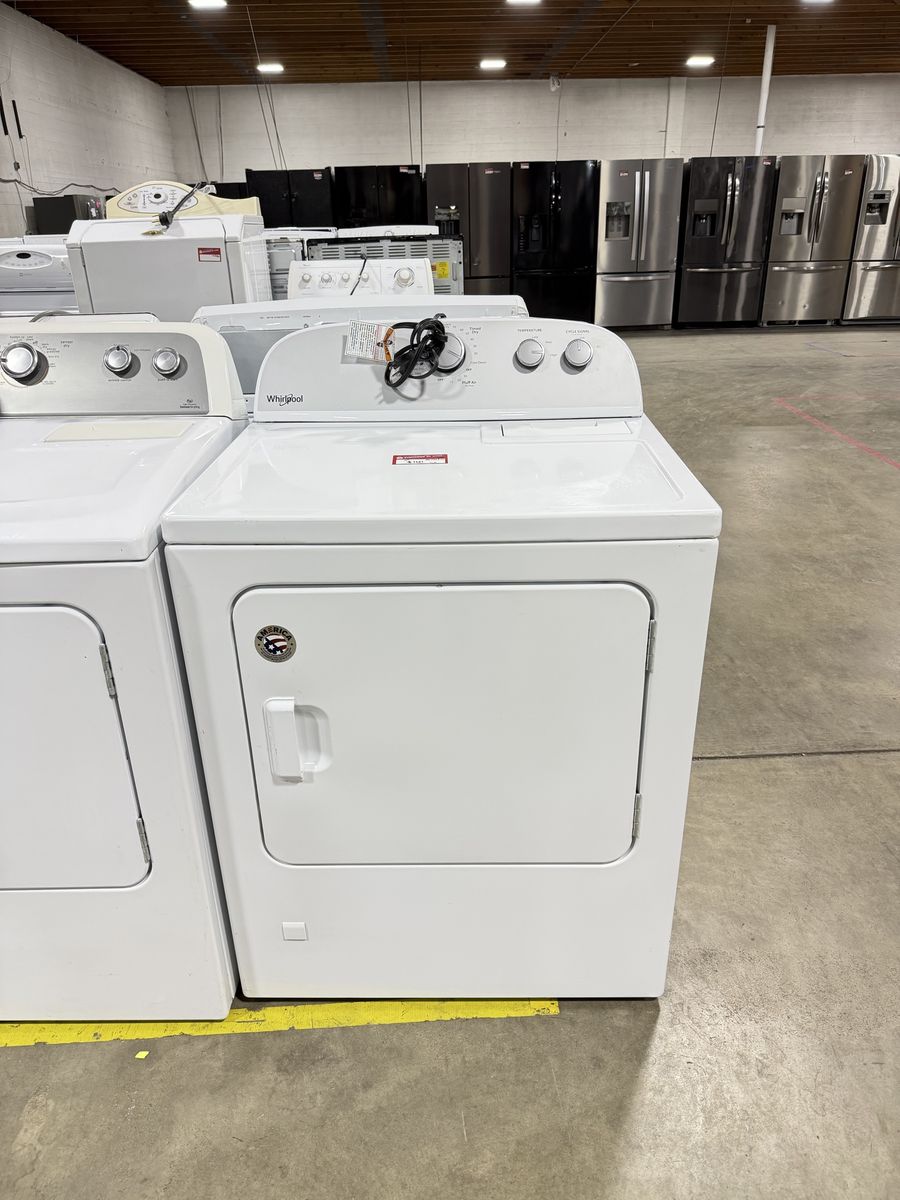 Whirlpool White Top-Load Gas Dryer - Used, Great Condition